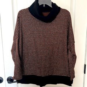 Italian sweater cowl neck
